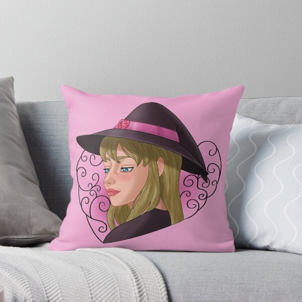 Item preview, Romantic witch portrait designed and sold by AssortedDrawings.