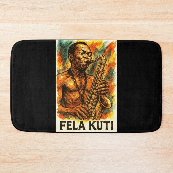 Item preview, Fela Kuti Afrobeat Sax Legend designed and sold by Sarcastic designs.