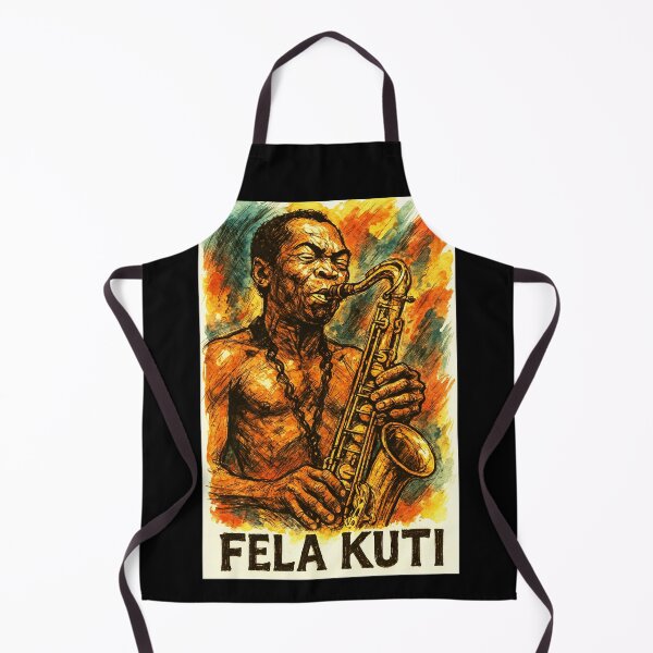 Item preview, Fela Kuti Afrobeat Sax Legend designed and sold by Sarcastic designs.