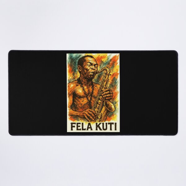 Item preview, Fela Kuti Afrobeat Sax Legend designed and sold by Sarcastic designs.