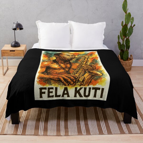 Item preview, Fela Kuti Afrobeat Sax Legend designed and sold by Sarcastic designs.