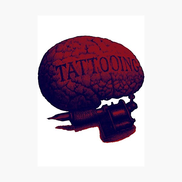 Item preview, Tattooing on the brain! Red designed and sold by TheTattooGuy.