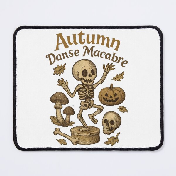 Item preview, Autumn Danse Macabre Skeleton Shirt | Vintage Halloween Dance Design | Creepy Cute Fall Aesthetic designed and sold by FUIRY .