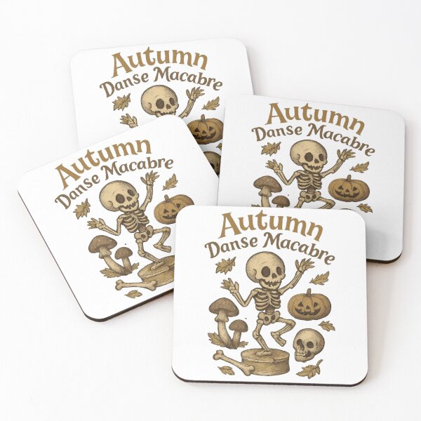 Item preview, Autumn Danse Macabre Skeleton Shirt | Vintage Halloween Dance Design | Creepy Cute Fall Aesthetic designed and sold by FUIRY .