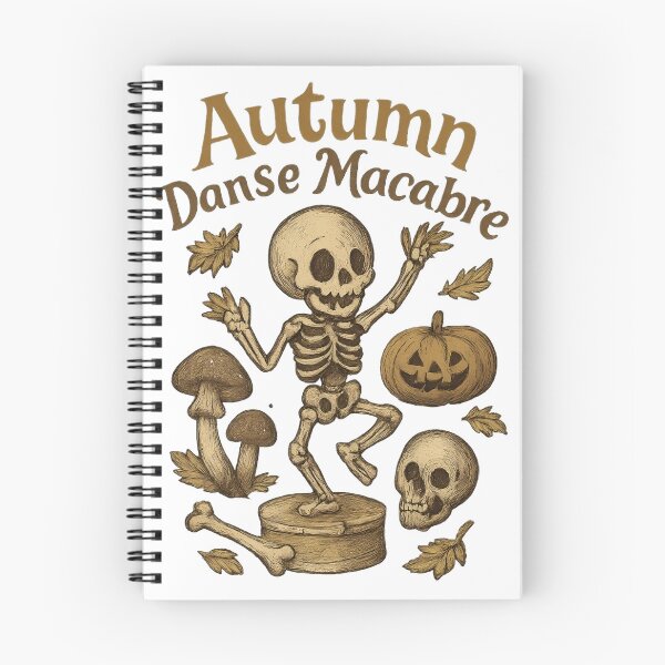 Item preview, Autumn Danse Macabre Skeleton Shirt | Vintage Halloween Dance Design | Creepy Cute Fall Aesthetic designed and sold by FUIRY .