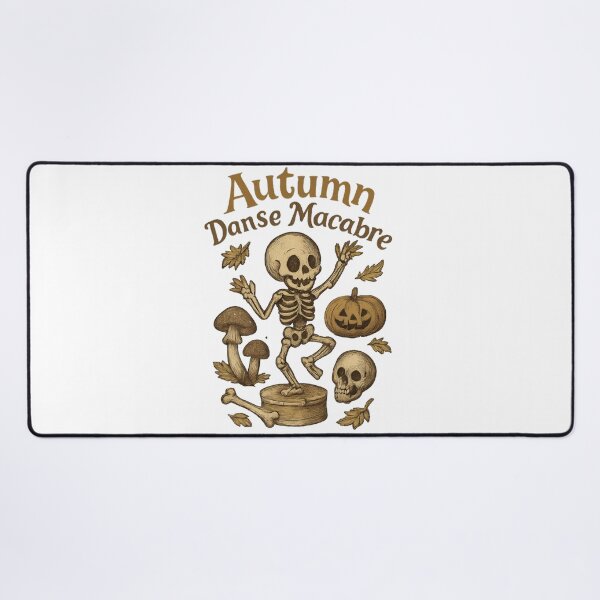 Item preview, Autumn Danse Macabre Skeleton Shirt | Vintage Halloween Dance Design | Creepy Cute Fall Aesthetic designed and sold by FUIRY .