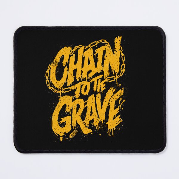Item preview, CHAIN TO THE GRAVE – Skeleton Fixed Gear Rider | Street Punk Cycling Art designed and sold by Absyntart.