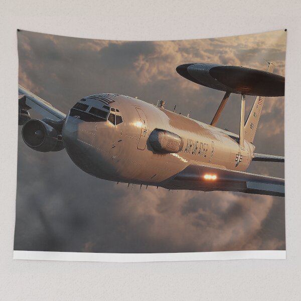 Item preview, E-3 Sentry in Flight designed and sold by Skyframe Aviation.