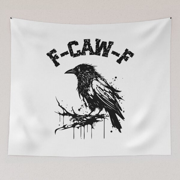 Item preview, F-CAW-F Raven Grunge Design designed and sold by Vision Crafted.