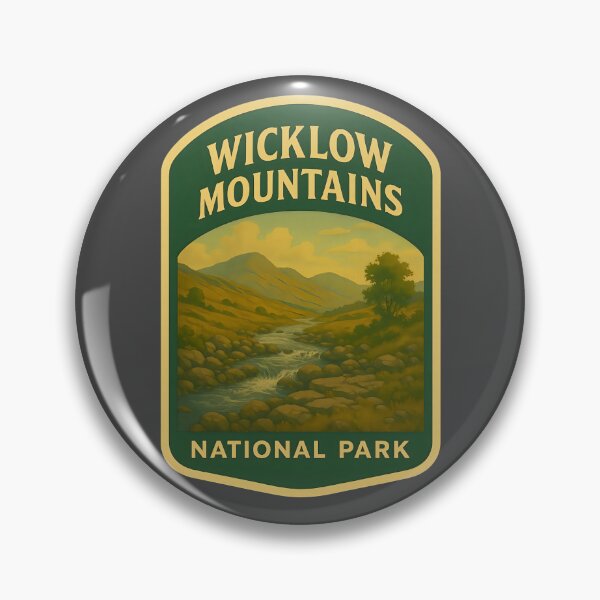 Item preview, Vintage Ireland Landscape Art Print: Wicklow Mountains designed and sold by PinUpPizzazz.