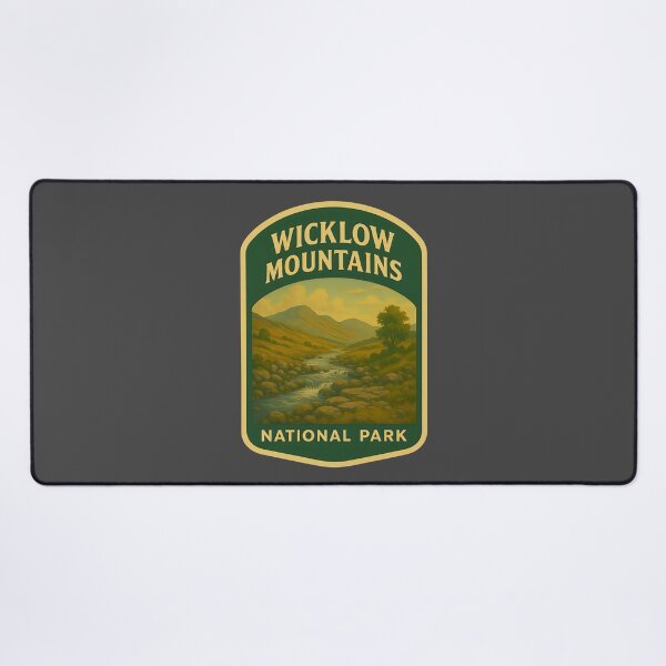 Item preview, Vintage Ireland Landscape Art Print: Wicklow Mountains designed and sold by PinUpPizzazz.