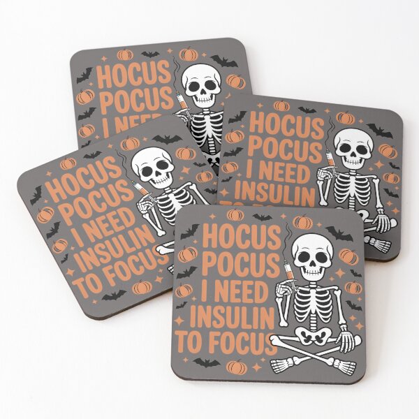 Item preview, Hocus Pocus I Need Insuline To Focus SKELETON designed and sold by RosCraft.