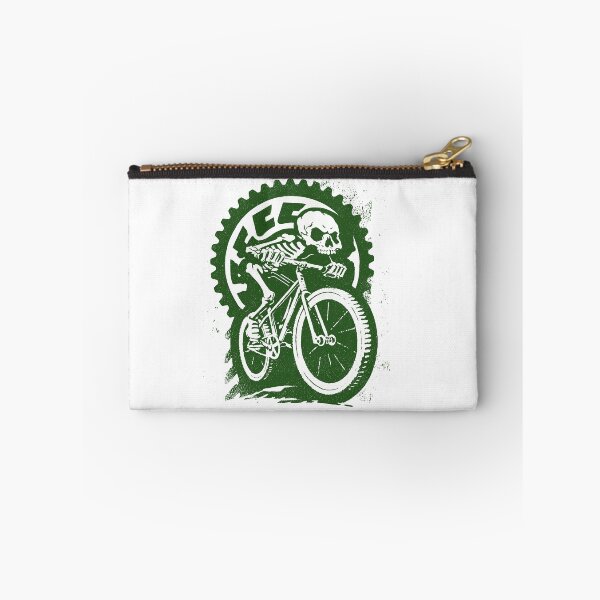 Item preview, CHAIN TO THE GRAVE – Skeleton Fixed Gear Rider | Street Punk Cycling Art designed and sold by Absyntart.