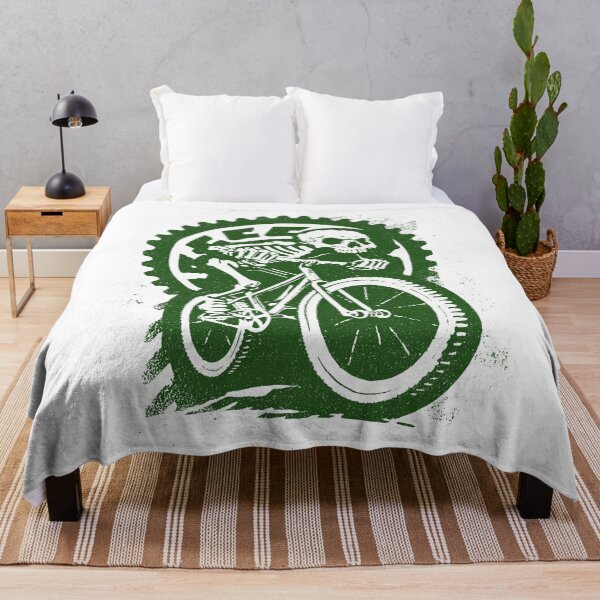 Item preview, CHAIN TO THE GRAVE – Skeleton Fixed Gear Rider | Street Punk Cycling Art designed and sold by Absyntart.