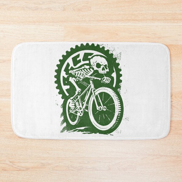 Item preview, CHAIN TO THE GRAVE – Skeleton Fixed Gear Rider | Street Punk Cycling Art designed and sold by Absyntart.