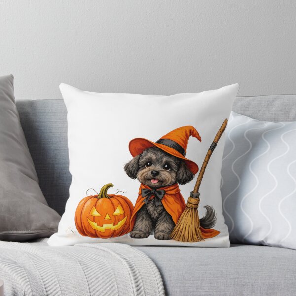 Item preview, Adorable Schnoodle Witch Dog Halloween designed and sold by Kedspicedesign.