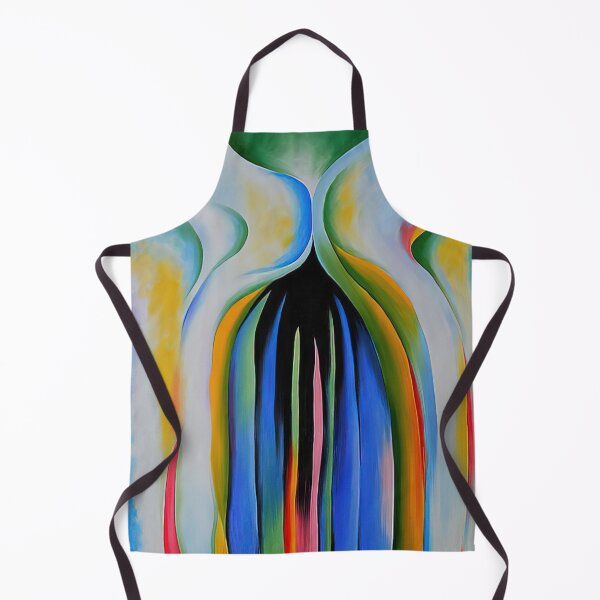 Item preview, Gray Line With Black, Blue, And Yellow By Georgia O'keeffe designed and sold by LOIKAMT.