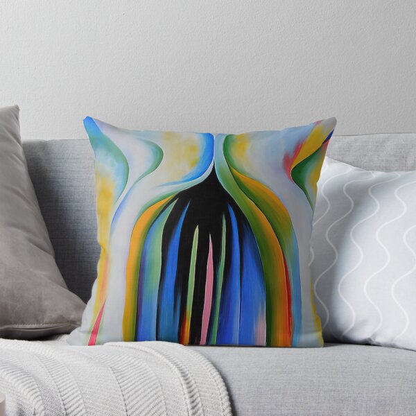 Item preview, Gray Line With Black, Blue, And Yellow By Georgia O'keeffe designed and sold by LOIKAMT.