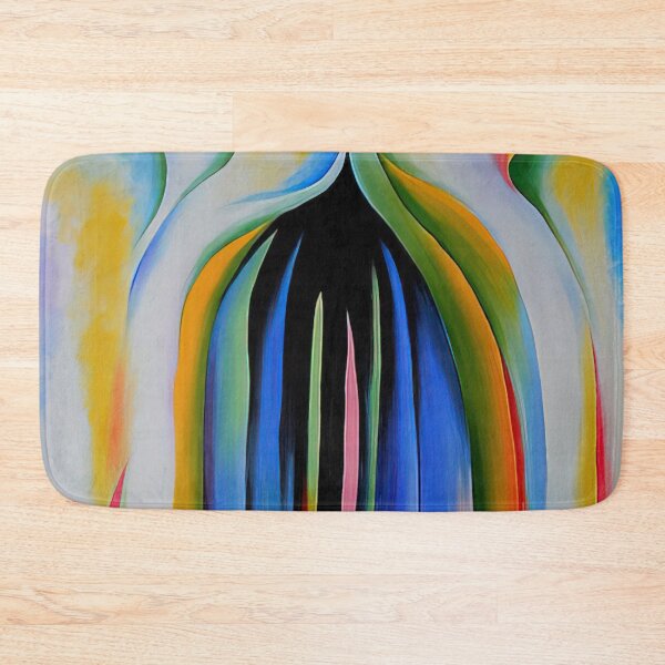 Item preview, Gray Line With Black, Blue, And Yellow By Georgia O'keeffe designed and sold by LOIKAMT.