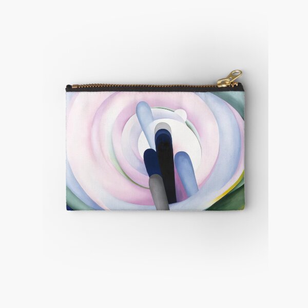 Item preview, Grey Blue And Black, Pink Circle By Georgia O'keeffe designed and sold by LOIKAMT.