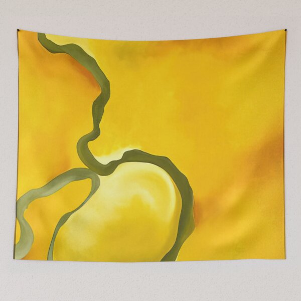 Item preview, Green, Yellow And Orange By Georgia O'keeffe designed and sold by LOIKAMT.
