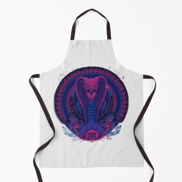 Item preview, Cyberpunk Cobra Attack | Dark Blue and Neon Pink Serpent in Futuristic Style designed and sold by Naturalite19.