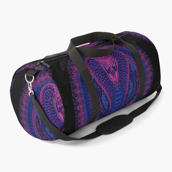 Item preview, Cyberpunk Cobra Attack | Dark Blue and Neon Pink Serpent in Futuristic Style designed and sold by Naturalite19.