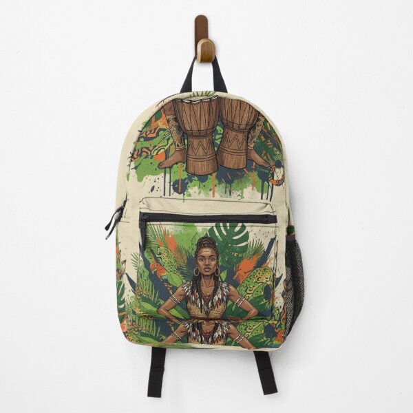 Item preview, Rhythm of the Jungle – Modern Afro Art with Tribal Drums designed and sold by SaicoGN.