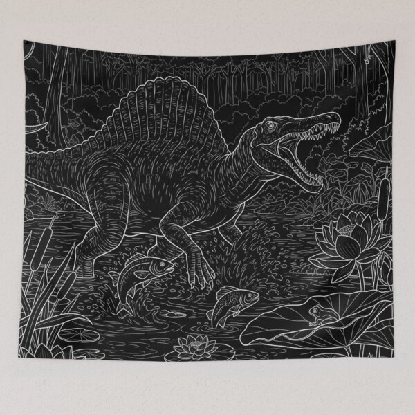 Item preview, Spinosaurus - dinosaur in a river designed and sold by Dali RB.