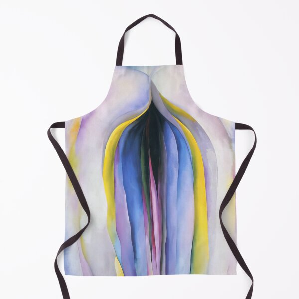 Item preview, Grey Line With Black, Blue And Yellow By Georgia O'keeffe designed and sold by LOIKAMT.