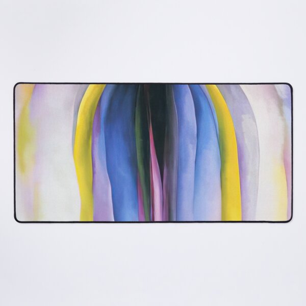 Item preview, Grey Line With Black, Blue And Yellow By Georgia O'keeffe designed and sold by LOIKAMT.