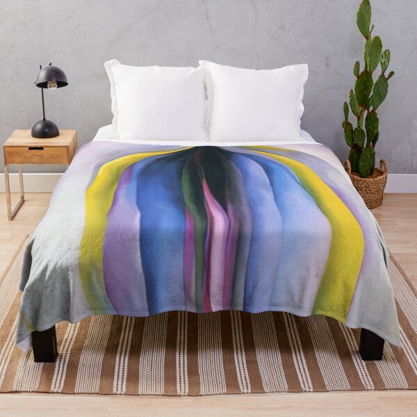 Item preview, Grey Line With Black, Blue And Yellow By Georgia O'keeffe designed and sold by LOIKAMT.