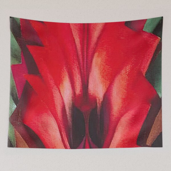 Item preview, Inside Red Canna By Georgia O'keeffe designed and sold by LOIKAMT.