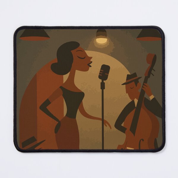Item preview, Retro Jazz Lounge Illustration designed and sold by -DEEWOLF-.