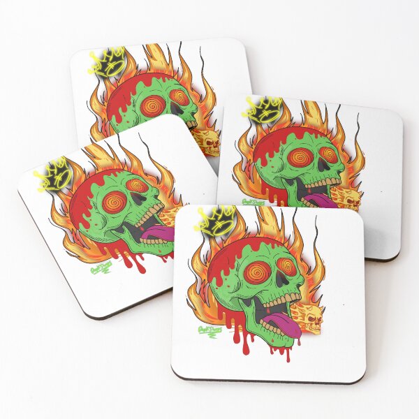 Item preview, Melting skull with crown  designed and sold by dankslurpee.