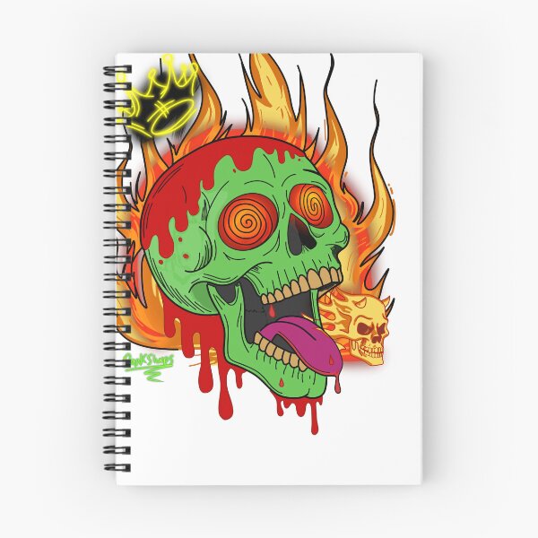 Item preview, Melting skull with crown  designed and sold by dankslurpee.