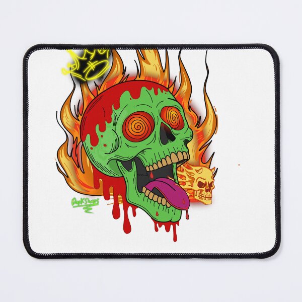 Item preview, Melting skull with crown  designed and sold by dankslurpee.