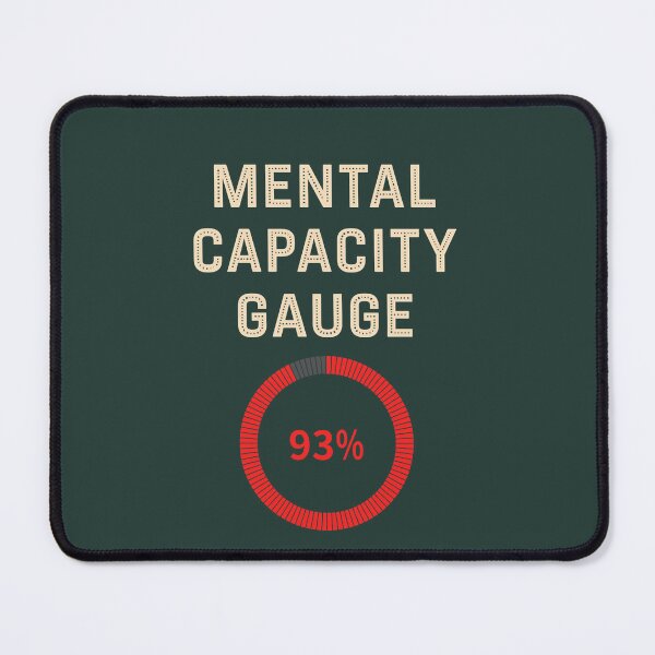 Item preview, Mental Capacity Gauge designed and sold by MentalDripCave.