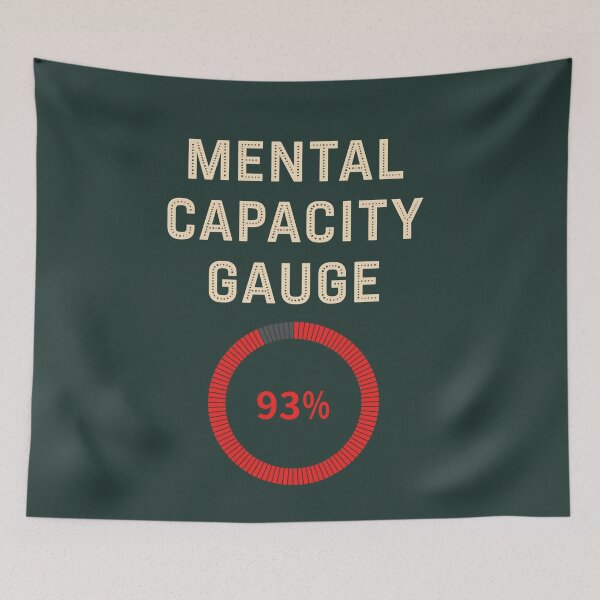 Item preview, Mental Capacity Gauge designed and sold by MentalDripCave.
