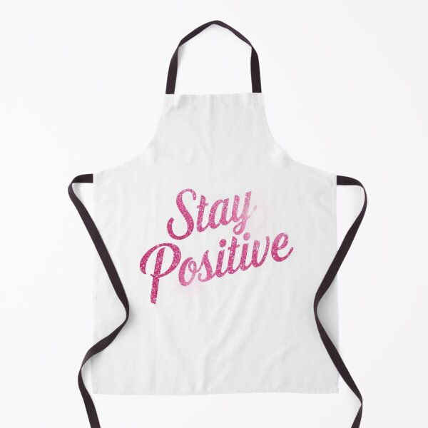 Item preview, Fuchsia Glitter Art: Stay Positive designed and sold by Kitty Kat.