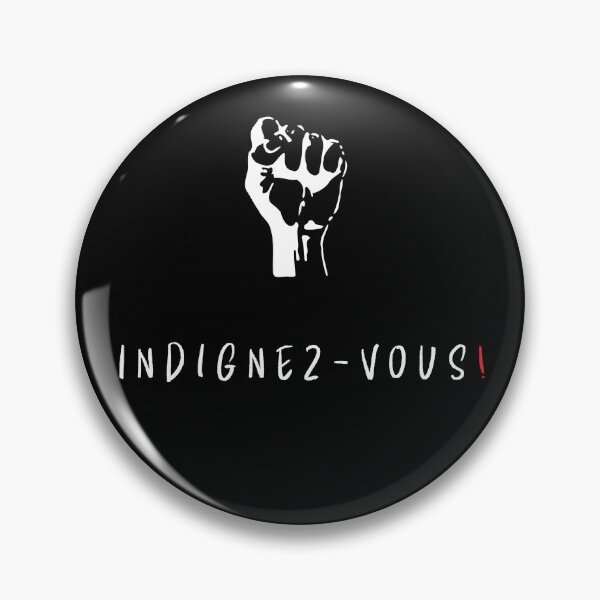 Item preview, Indignez-vous! Protest Slogan | Call to Action (dark version) designed and sold by goldenbrown09.