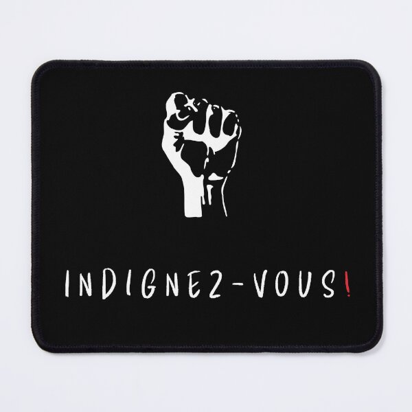Item preview, Indignez-vous! Protest Slogan | Call to Action (dark version) designed and sold by goldenbrown09.