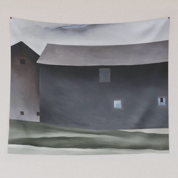 Item preview, Lake George Barns By Georgia O'keeffe designed and sold by LOIKAMT.