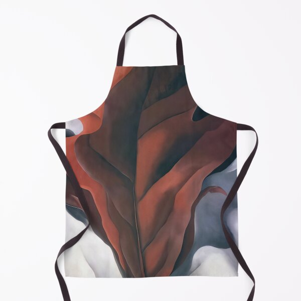 Item preview, Large Dark Red Leaves On White By Georgia O'keeffe designed and sold by LOIKAMT.