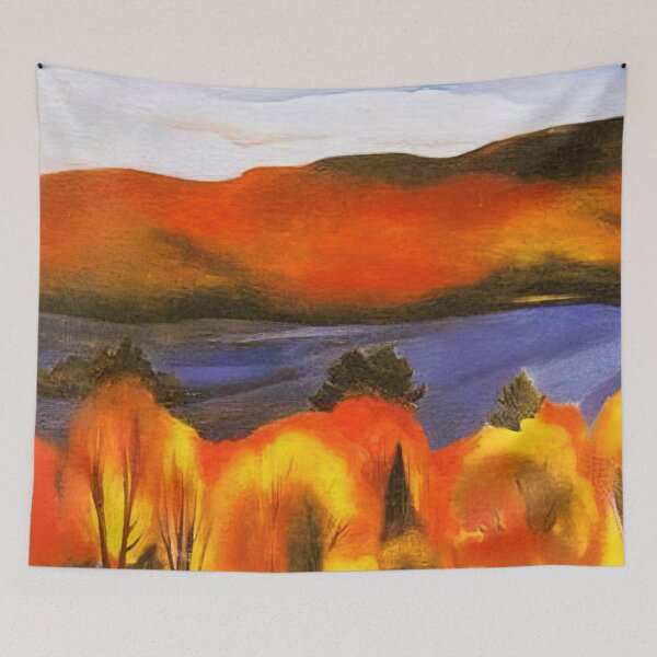 Item preview, Lake George, Autumn By Georgia O'keeffe designed and sold by LOIKAMT.