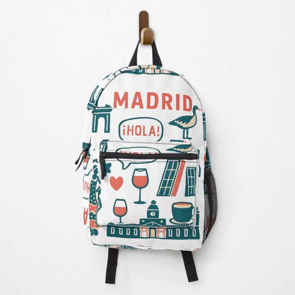 Item preview, Colorful Madrid Spain Travel Icons designed and sold by Gaby112703.