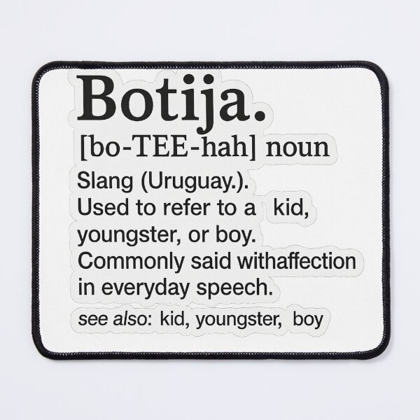 Item preview, Botija Definition Sticker – Uruguayan Slang designed and sold by CapyToon.