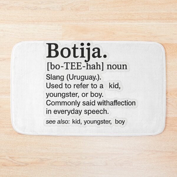 Item preview, Botija Definition Sticker – Uruguayan Slang designed and sold by CapyToon.