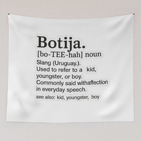 Item preview, Botija Definition Sticker – Uruguayan Slang designed and sold by CapyToon.