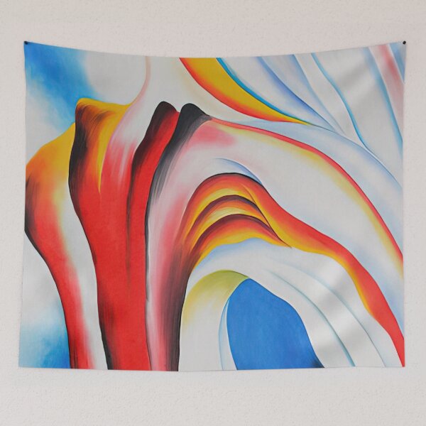 Item preview, Music Pink And Blue By Georgia O'keeffe designed and sold by LOIKAMT.